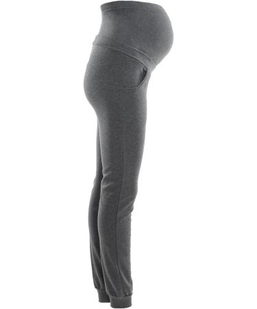 Purpless Maternity Over Bump Support Joggers - Dark Gray Melange - Buy Online on GoSupps.com