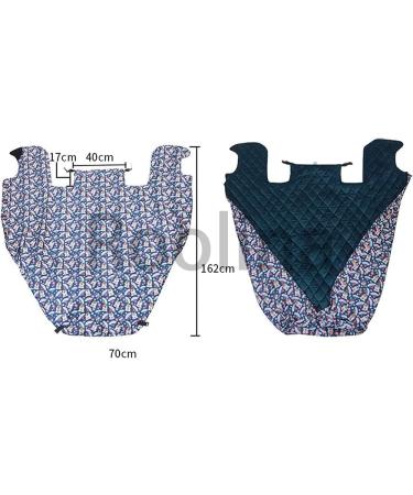 Fleece-Lined Wheelchair Cosy Cover Water Proof Fleece Lining Windproof Warmer Puppy Small Flower Graphic Warm Leg and Lower Body Covers Warm Cover Wheelchair Cover Blanke - Buy Online on GoSupps.com