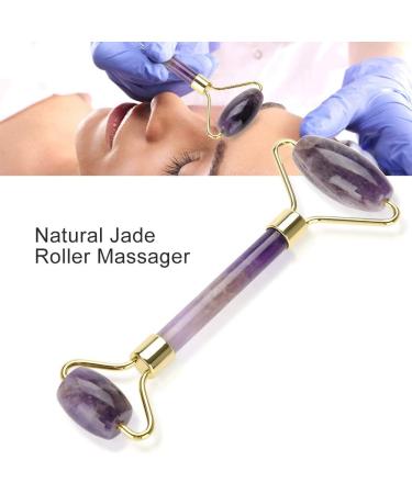 Ververt Touch Jade Roller & Amethyst Face Massager - Anti-Wrinkle Anti-Aging Tool for Face & Eyes - International Shipping Available - Buy Online on GoSupps.com