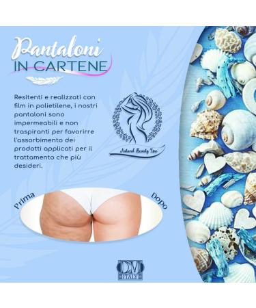Cartene Pants for Mud & Anti-Cellulite | Made in Italy | 5 Pieces for Aesthetic Skin Treatments & Professional Pressotherapy - Buy Online on GoSupps.com