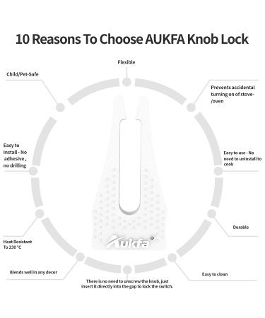 Gas Stove Baby Proof Knobs Locks - Aukfa Child Proofing Oven Knob Lock (6 Pack, White) - Buy Online on GoSupps.com