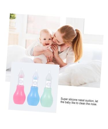 Healeved 3pcs Anti Reflux Nasal Aspirator for Baby | Silicone Nose Suction Bulb Set - Buy Online on GoSupps.com