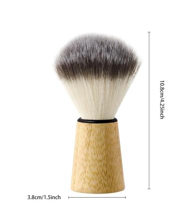 Perfeclan Men's Shaving Brush & Cream Brush - Classic Wooden Handle for Father s Day & Barber Shop Tool - Buy Online on GoSupps.com