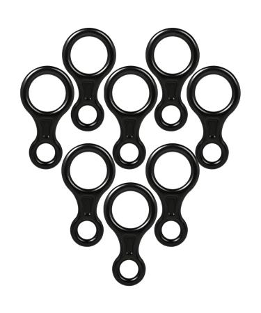 EIHI 35kN abseiling device figure of eight climbing 8 descender for rope diameter 8-13 mm