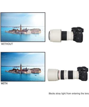JJC Reversible Lens Hood for EF 70-200mm f/4L is USM Lens - Replaces ET-74 Hood, 67mm Cap and Filter Compatible - Buy Online on GoSupps.com
