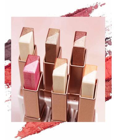 6-Piece Dual-Color Eyeshadow Stick Set - Long-Lasting Waterproof Glitter Gradient Makeup - Buy Online on GoSupps.com