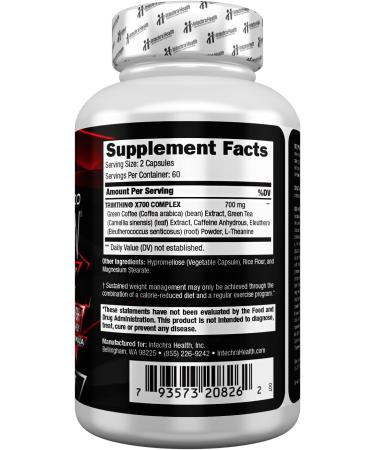 TrimThin® X700 Thermogenic Diet Pills with Maximum Energy Manufactured in USA 120 Capsules - Buy Online on GoSupps.com