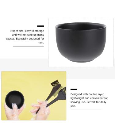 Frcolor 3pcs Stainless Steel Shaving Soap Shells - Razor Storage Men's Grooming Essentials - 7x7cm Black - Buy Online on GoSupps.com