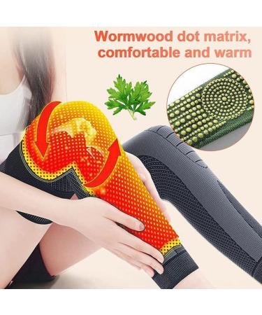 Tourmaline Acupressure Self-Heating Knee Sleeve with Black Socks Set - 2XL - Buy Online on GoSupps.com