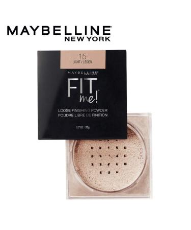 Maybelline Fit Me Loose Finishing Powder 15 Light - 0.7 oz (20g) | Flawless Matte Finish - Buy Online on GoSupps.com