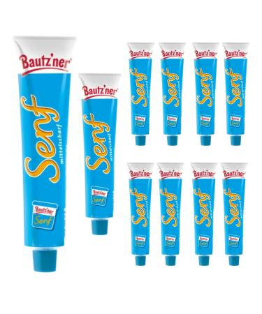 10 x Medium Sharp Mustard Tubes (100ml)