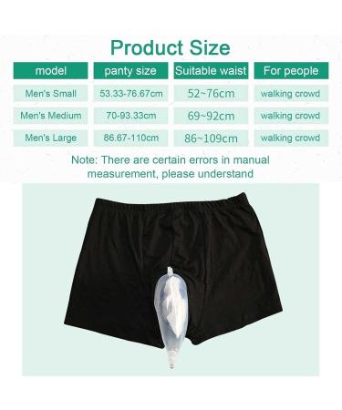 Urinals Collector Bags for Men - Reusable Wearable Pee Drainage System (Small) - International Shipping Available - Buy Online on GoSupps.com