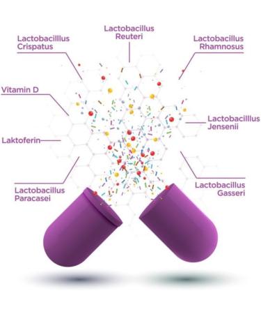 BIOTA Intima Capsules - Advanced Vaginal Probiotics with 180 Billion CFU 6 Strains of Lactobacillus Lactoferrin & Vitamin D for Women's Health - Buy Online on GoSupps.com
