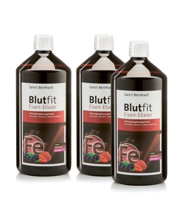 Sanct Bernhard Blutfit Iron Elixir 3 x 1000 ml 1 l (pack of 3)