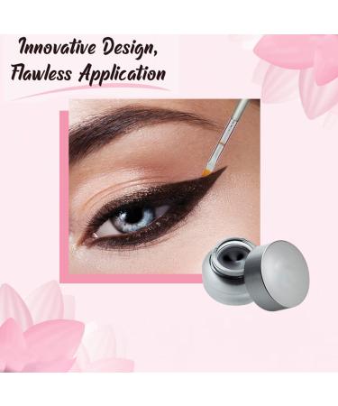 4-Piece Eyeliner Brush Set for Pencil, Liquid, and Gel liners - Winged Makeup Brushes with Angled Bristles for Perfect Cat Eye, Waterproof and Smudge-proof - Buy Online on GoSupps.com