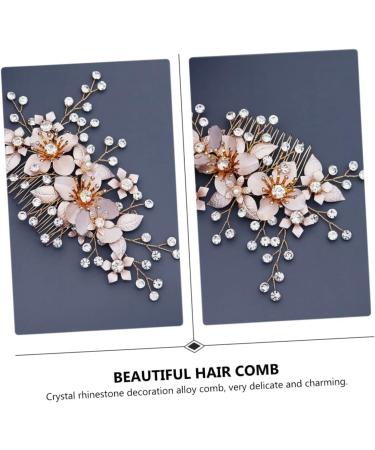 MAGICLULU 1 PC Hair Comb Attractive Head-wear Graceful Hair Supply Sweet Hair Supply Bridal Hair Supply Charming Bridal Headdress Exquisite Hair Accessory Handmade Headdress Unique Head-wear - Buy Online on GoSupps.com