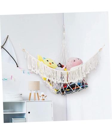 Beaupretty 2-in-1 Yoga Ball Stand & Toy Organizer | Cotton Toy Hammock for Kids | Fitness & Play Storage Solution - Buy Online on GoSupps.com