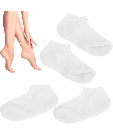 2 Pairs SEBS Moisturizing Exfoliating Socks Elastic Anti-Crack with Skin Care White (L(39-41)) YUYTEm0tsa3hokz-13 - Buy Online on GoSupps.com