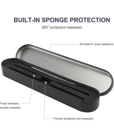 Beavorty 5 STK Metal Tweezers Storage Box for Eyelash Extensions | Durable Tweezer Case for Precision & Organization - Buy Online on GoSupps.com