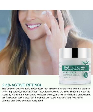 50ml Retinol Cream Hydrating Skin Care Face Cream Moisturizer for Men and Women Anti Wrinkle Moisturizer Retinol Cream Vitamins A Anti Aging Cream - Buy Online on GoSupps.com