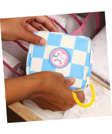 KALLORY Lipsticks Pouch 2pcs Aunt's Towel Storage Bag | Travel Makeup Organizer | Adorable Menstrual Pad Holder - Buy Online on GoSupps.com