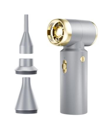 FLCPJGV Hair Dryer Small Hair Dryer Mini Powerful for Outdoor Sports Office Travel grey