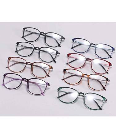 Buy Koosufa Classic Retro Nerd Glasses Frames for Men & Women | Ultra Light TR90 Panto Glasses - Brown with Case - International Shipping Available - Buy Online on GoSupps.com