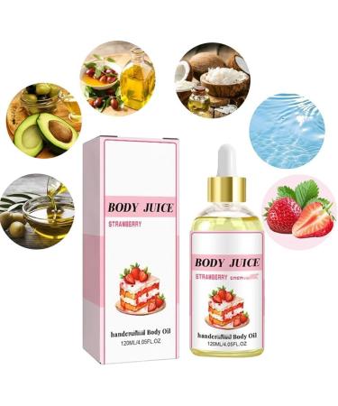 IFFANY Wild Plus Body Care Oil Body Juice Oil Strawberry Scent Handmade Suitable for Women with Dry Skin - Buy Online on GoSupps.com