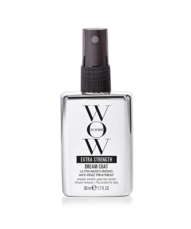 COLOR WOW Extra Strength Dream Coat Powerful ultra moisturizing anti humidity treatment for extremely frizz prone hair| glassy smooth straight + resistant styles up to 3-4 washes 1.7 Fl Oz (Pack of 1)
