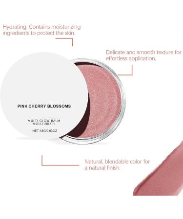 Cream Blush For Cheeks Smudge Resistant Shimmering Blush Palette For Hints Moisturizing Facial Tint Beauty Products Adult Skin Girls Women Wedding Outdoor Special Occasion - Buy Online on GoSupps.com