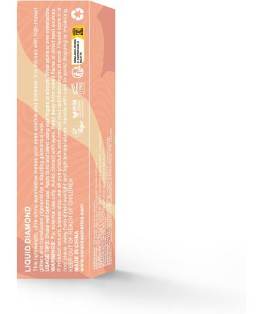 Oulac Liquid Glitter Eyeshadow Highly Pigmented Purple Eyeshadow Liquid Eyeshadow & Liquid Eyeliner | Metallic Deepened Amethyst Blendable Eye Make-up No Creases Vegan 5.4g Vamp It Up(26) - Buy Online on GoSupps.com