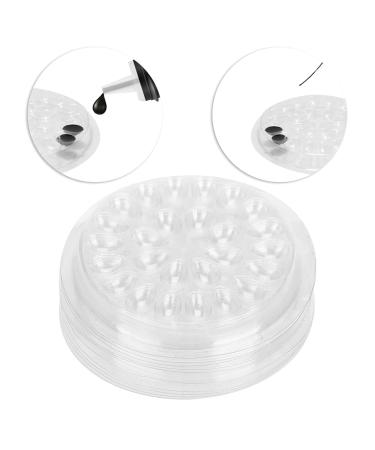 Buy Eyelash Glue Holders - 50 Disposable Transparent Pads for Eyelash Extensions | International Shipping Available - Buy Online on GoSupps.com