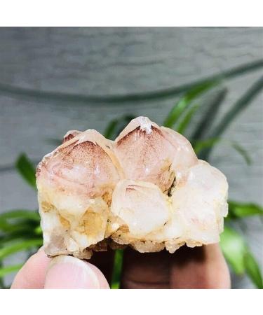 Natural Crystal Rough Stone 50g Natural Red Ghost Pyramid Quartz Crystal Cluster Specimens Balance Gemstone Decoration - Buy Online on GoSupps.com