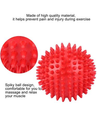 Buy 7.5cm Red Massage Balls - Durable Plastic Finger Relaxation Tool for Body Fitness | International Shipping - Buy Online on GoSupps.com
