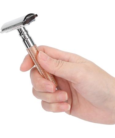 Buy Manual Safety Razor - Ergonomic & Comfortable Copper Razor for Travel & Home Use - Buy Online on GoSupps.com