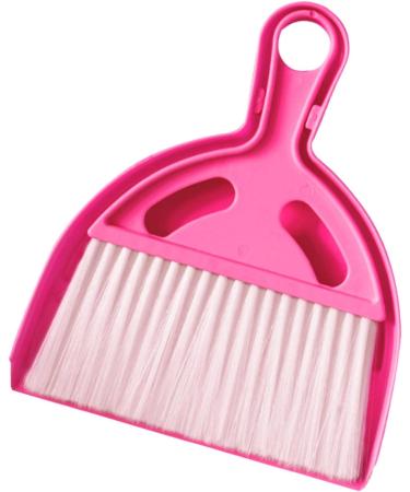 Desktop Cleaning Brush Small Broom Counter Duster with Hand Brush/Broom Bristles Light Weight Used for Cleaning Bathrooms Terraces Kitchens Walls and Decks Red - Buy Online on GoSupps.com