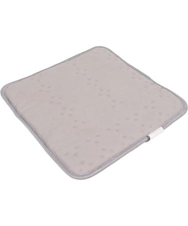 Skin-Friendly Electric Heated Chair Cushion - Promotes Circulation - Polyester Fiber - Grey - Buy Online on GoSupps.com