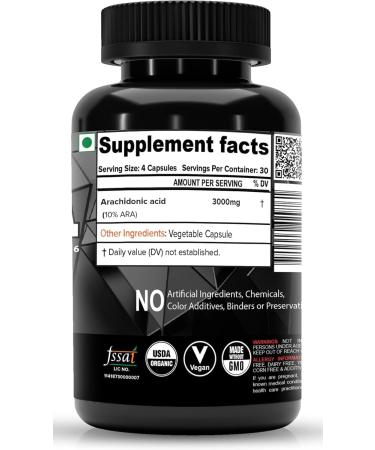 Arachidonic Supplement 750mg (120 Capsules) - Buy Online on GoSupps.com