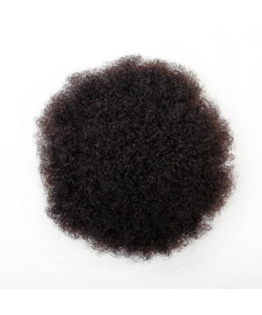 Kids Hair Puff 4 Inch Drawstring Ponytail Pack of 2 - Natural Black Afro Puff for Black Women and Kids - Human Hair Mini Afro Puffs - Buy Online on GoSupps.com