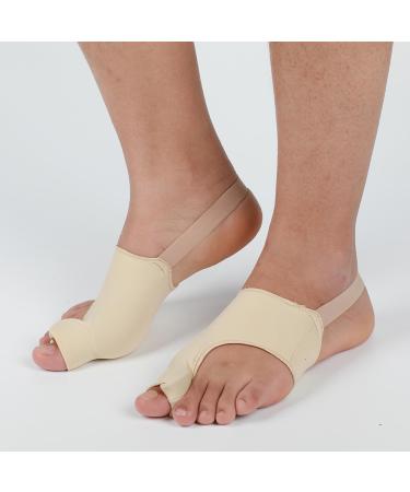 Hallux Valgus Toe Separator 1 Pair of Hallux Valgus Socks Bunion Corrector and 1 Pair Toe Straightener Hallux Valgus Bandage with Non-Slip Big Toe Straightener for Men and Women