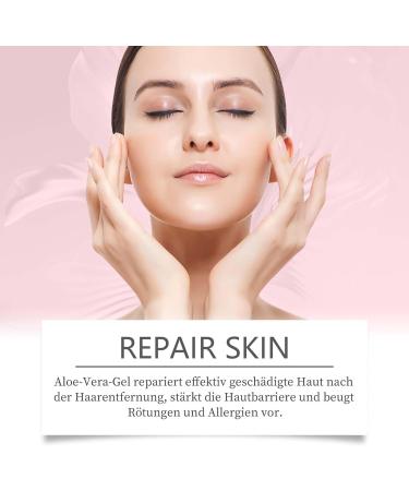 Clawrex Hair Removal Cream for Face 2 Pieces Womens Hair Removal Cream & Aloe Vera Gel Gentle Hair Removal Cream Moisturizing for Upper Lip Chin and Cheeks Effective Hair Removal - Buy Online on GoSupps.com