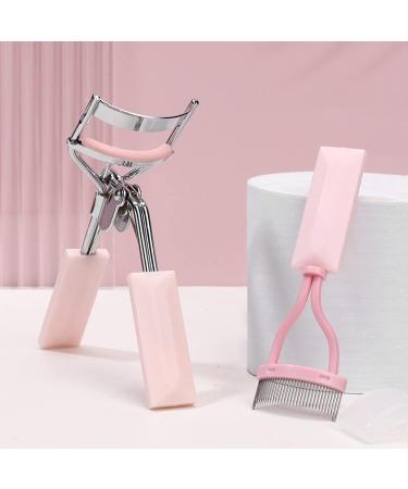 Eyelash Curler & Comb Set with 2 Refill Pads - Pink | Shop Internationally at Your Store Name - Buy Online on GoSupps.com