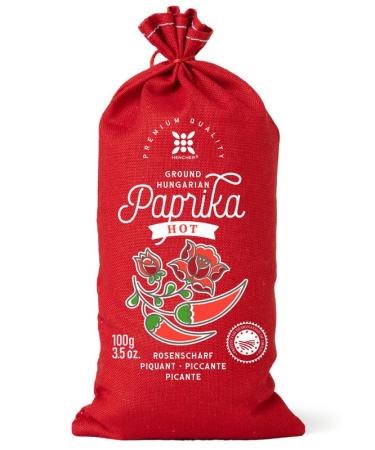 Paprika rose hot ground Hungarian (100g) Original Delicatessen Paprika Powder Rose Hot 100g - Buy Online on GoSupps.com
