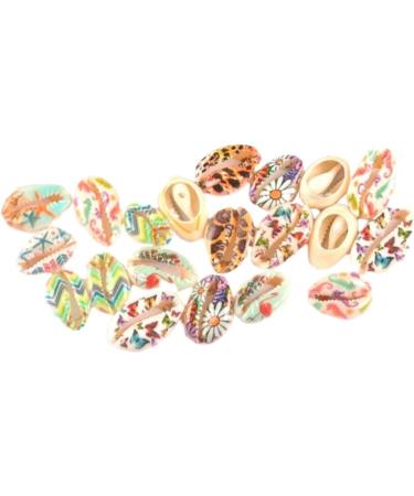 40 Pcs Leopard Earrings for Women Beach Spiral Craft Charms Beads for Bracelets Flower Earrings for 1.9x1.6x1cmx3pcs Colorfulx3pcs - Buy Online on GoSupps.com