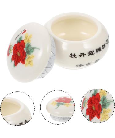 PRETYZOOM 1pc Cosmetic Box Coffee Containers Tea Tin Container Candy Jars with Lids Cream Container Ceramic Cosmetic Jar Storage Holder Travel Ceramics Multipurpose Tea Pot White - Buy Online on GoSupps.com