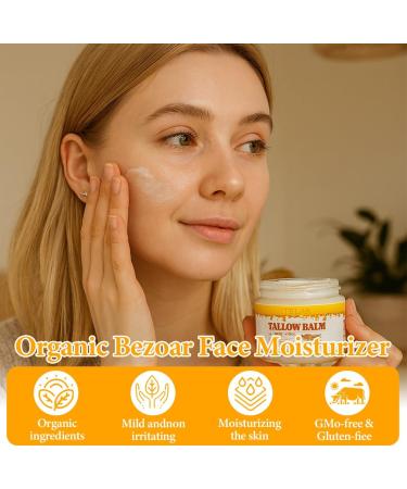 GNHG 1 piece verhipped tallow cream beef tallow for the skin beef tallow and honey balm 100 grassfed pure beef tallow honey and beeswax - Buy Online on GoSupps.com