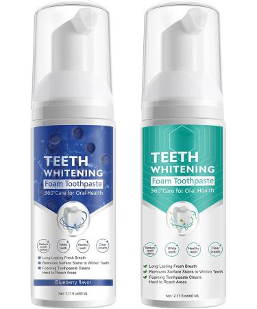 Foam Toothpaste Whitening & Deep Cleaning with Baking Soda | Ultra-fine Mousse for Optimal Oral Care - Buy Online on GoSupps.com