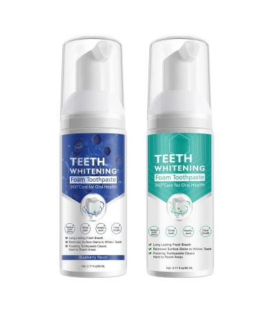 Foam Toothpaste Whitening Toothpaste Baking Soda Toothpaste Ultra-fine Mousse Foam Deeply Cleaning Gums for Great Oral Care & Whitening Result