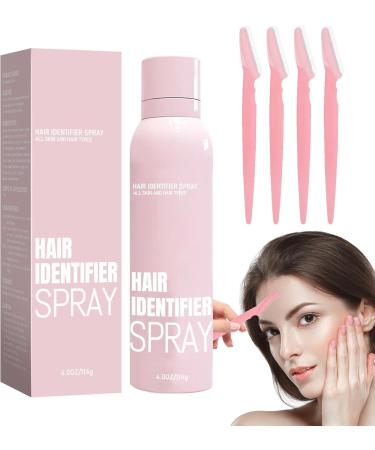 Hair Identifier Spray for Face Shaving Face Hair Identifier Spray for Dermaplaning Effective Foam Hair Removal Spray - Skin Dermaplaning Spray for Face for Women Gifts Y mark + bla-de - Buy Online on GoSupps.com