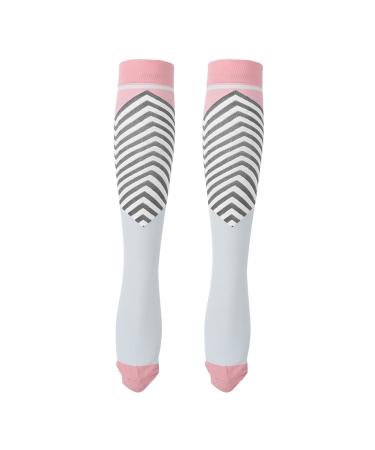 FOLOSAFENAR varicose vein stockings compression stockings pink blue for on the go HT24 powder blue S/M